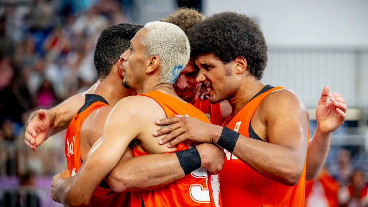 Gouden medaille 3x3-basketballers na zinderende finale tegen Frankrijk