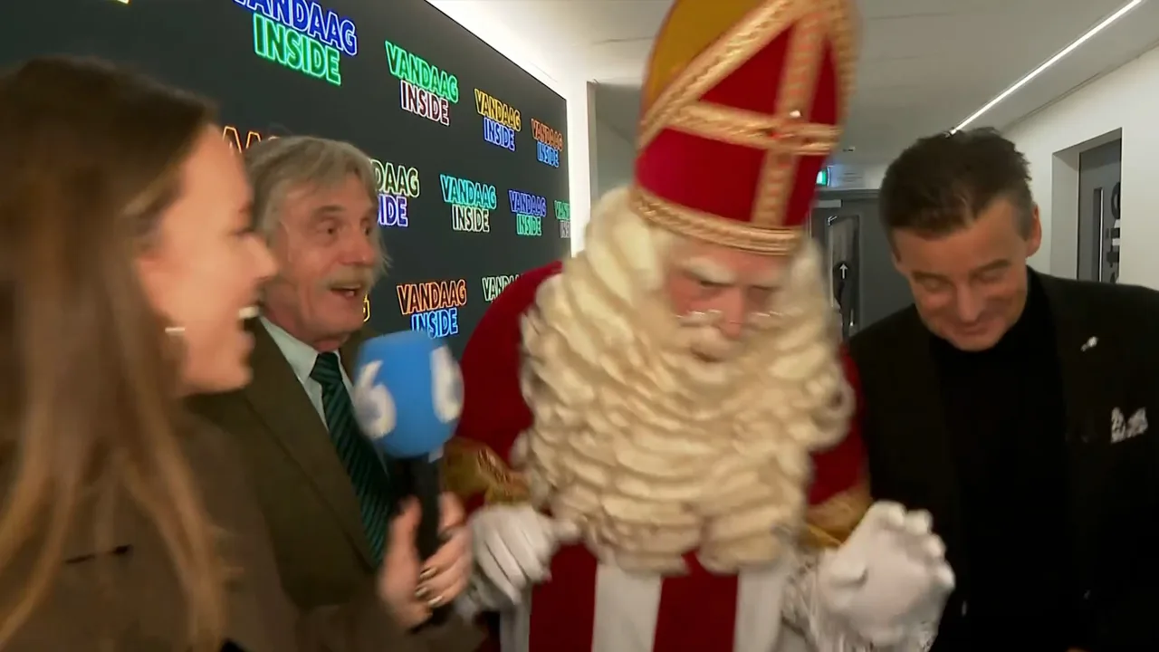 Sinterklaas breekt in tijdens interview met Vandaag Inside-trio: ‘Sodemieter op!’