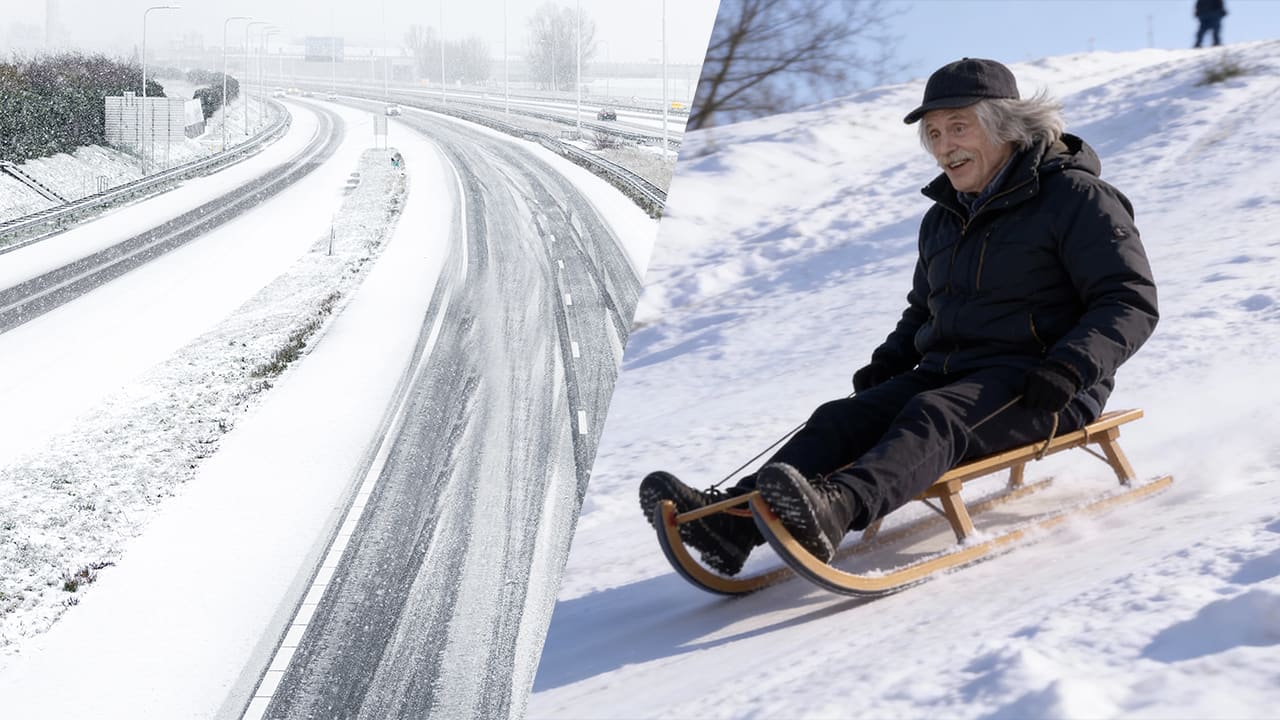 Het blijft deze week flink sneeuwen: woensdag wordt 'absoluut chaos'