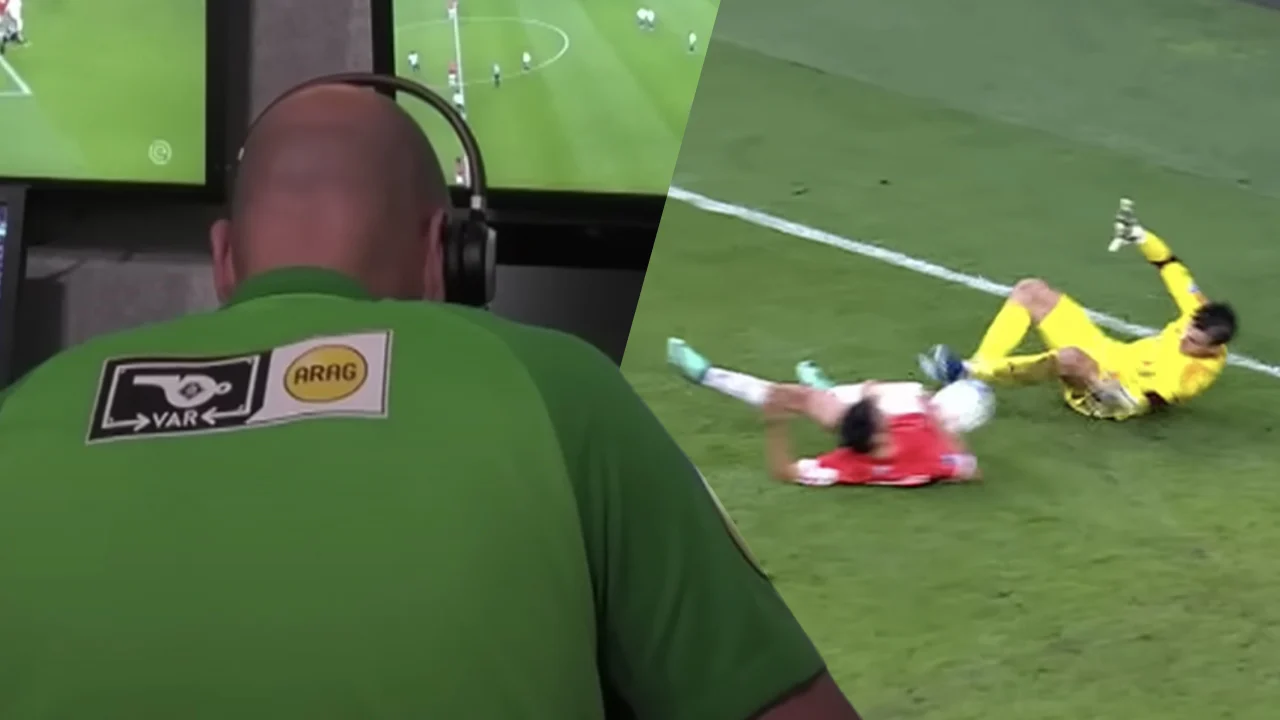 Video: VAR beoordeelt mogelijke handsbal Lozano bij 5-2 tegen Ajax: 'Ik heb geen bewijs!'