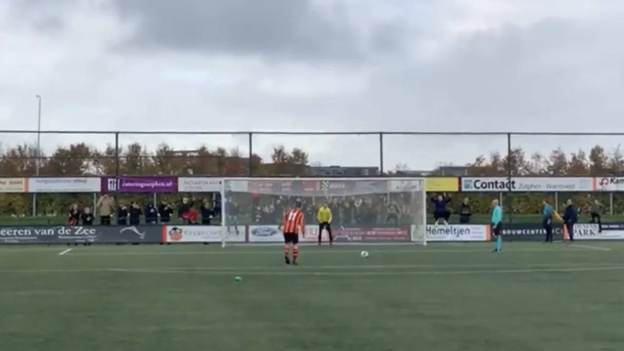 Bizar: Junioren-bekerduel in Zutphen pas na zestig strafschoppen beslist