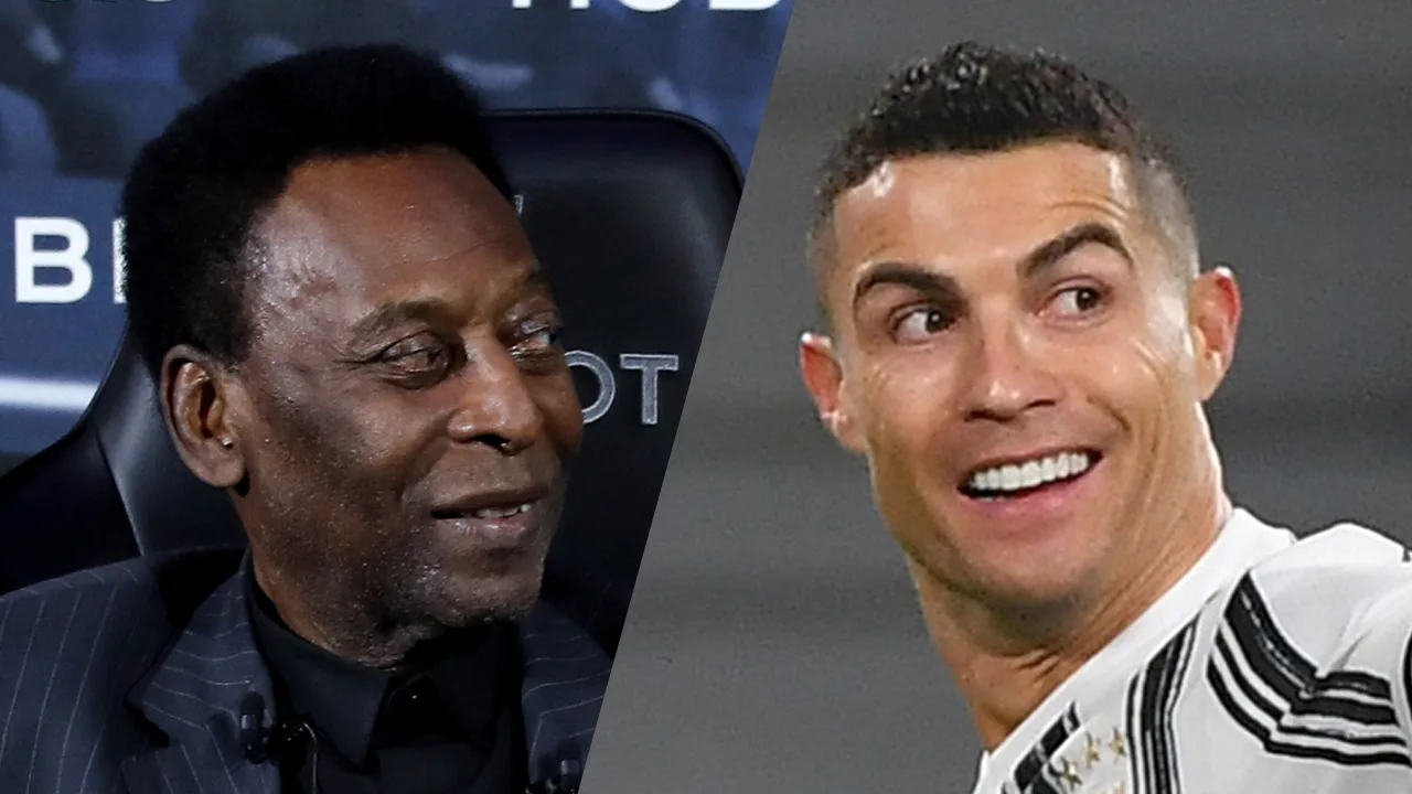 Pelé feliciteert Ronaldo met verbreken van doelpuntenrecord in officiële duels