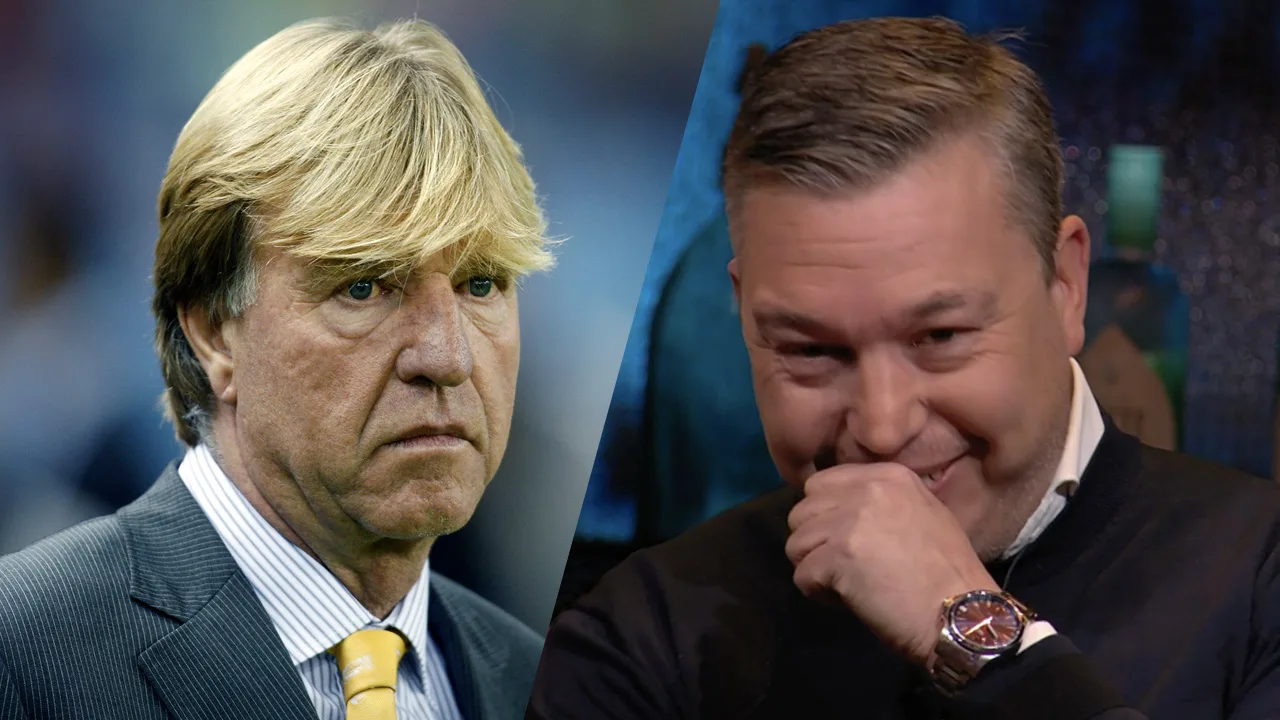 Krabbendam en Van Egmond laten hun beste imitatie horen van De Mos, Ten Hag en Driessen