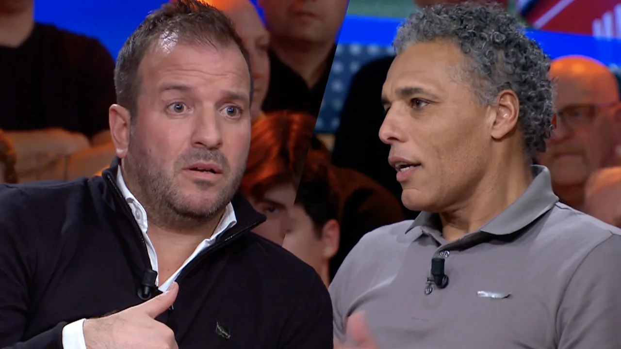 Felle discussie tussen Rafael van der Vaart en Pierre van Hooijdonk: 'Moet ik nu lachen?!'