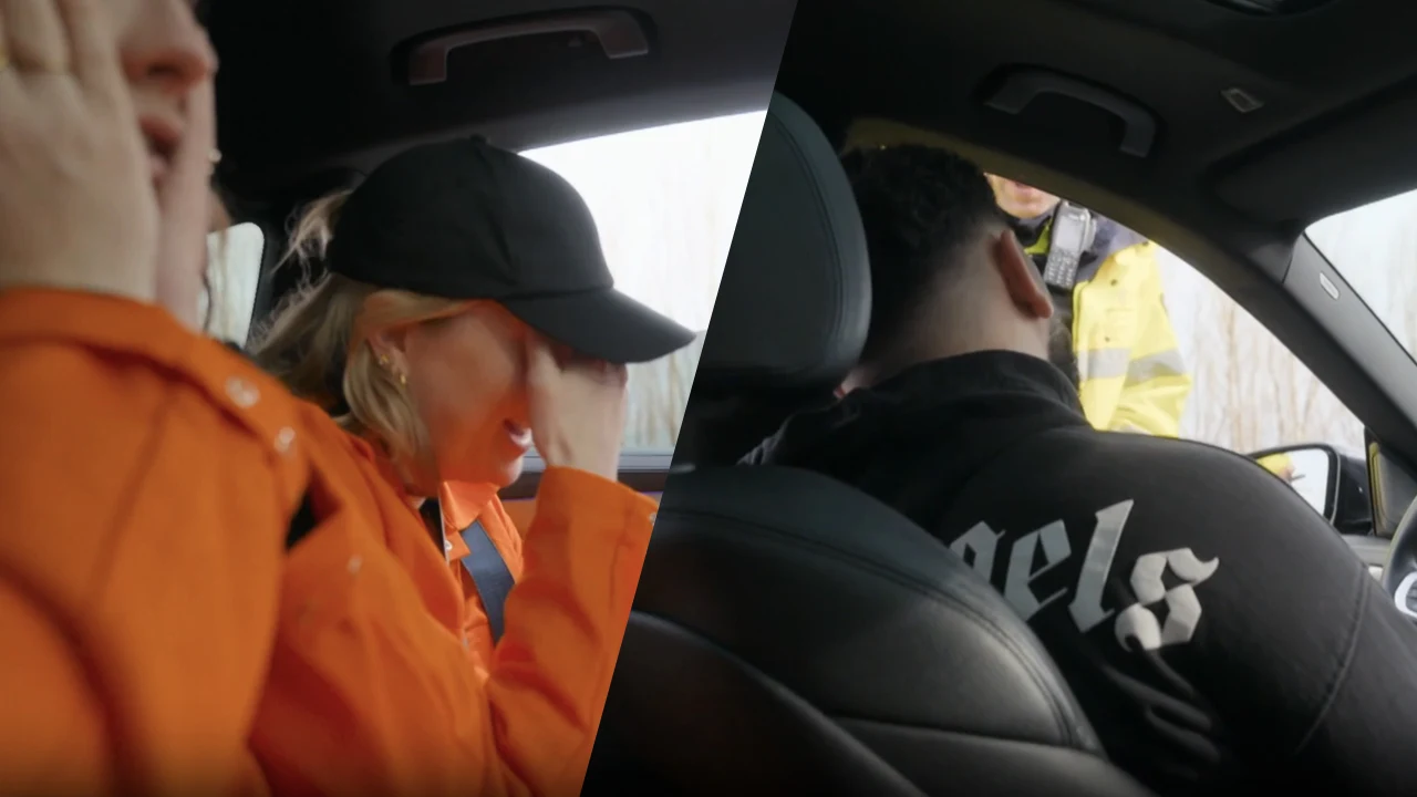 Man die Noa Vahle en Merel Ek te hulp schiet in Het Jachtseizoen wordt staande gehouden door politie