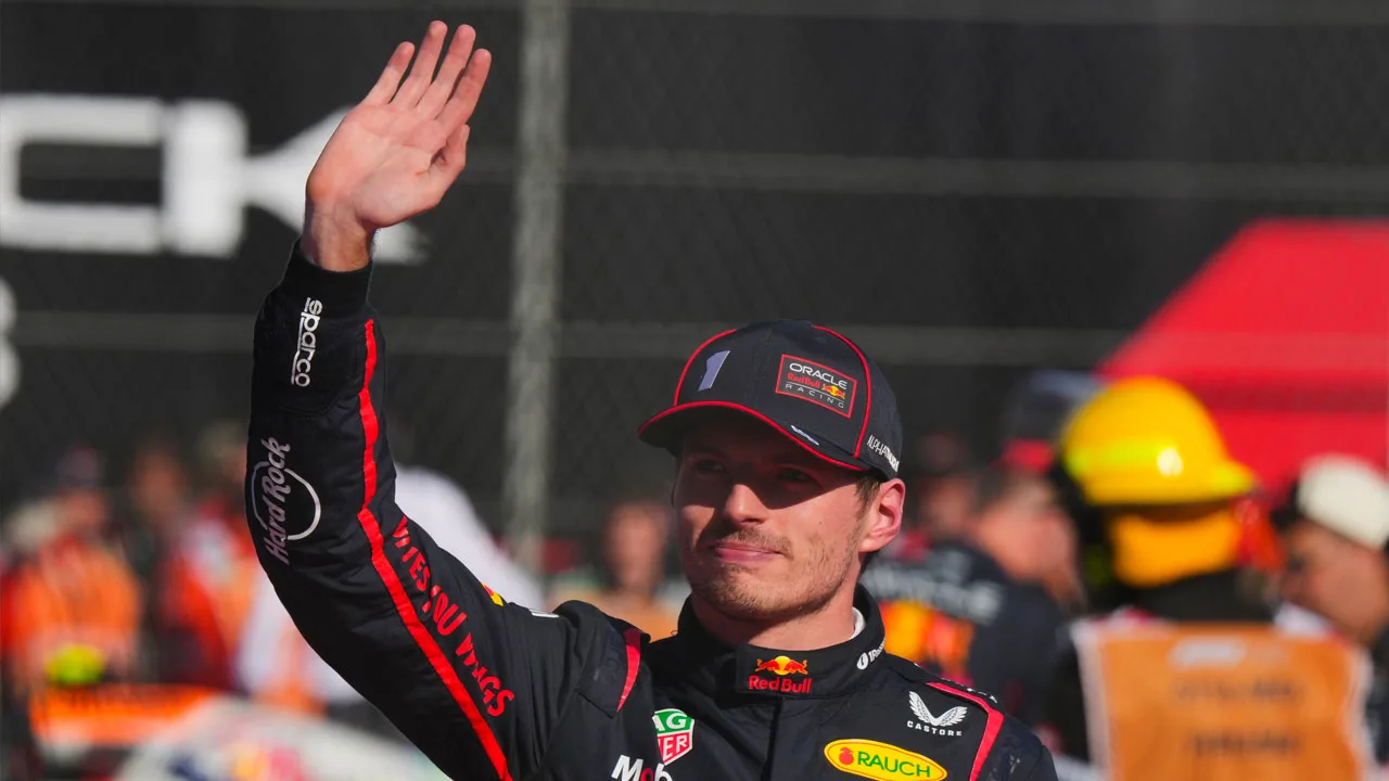 Max Verstappen eindigt als derde tijdens Grand Prix van Mexico 