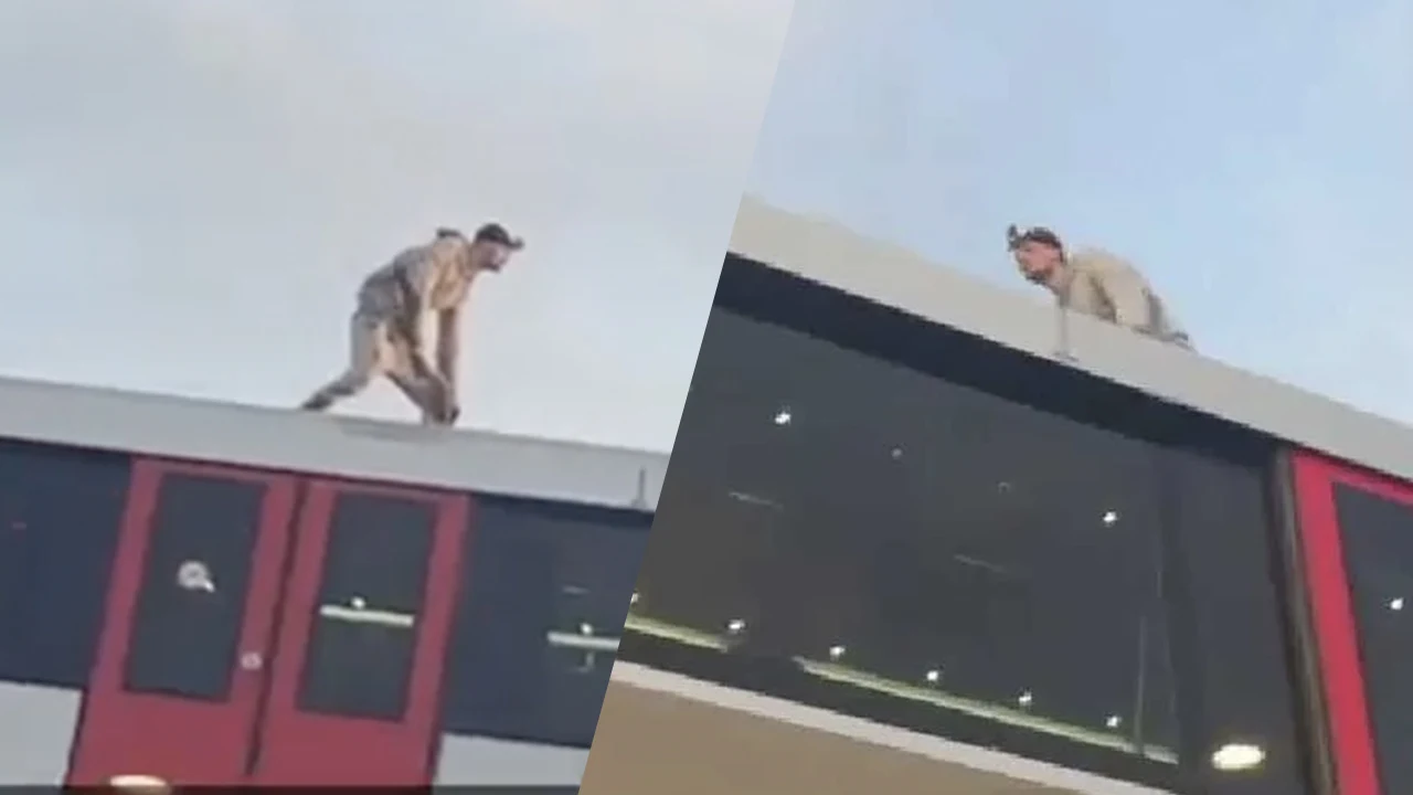 Metrosurfer zorgt in Amsterdam voor schokkende actie: 'Levensgevaarlijk'