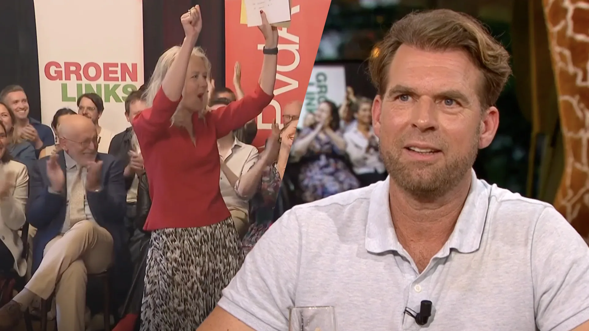 Rutger Castricum ziet beelden van bijeenkomst GroenLinks-PvdA: 'Elitairder krijg je het niet!'