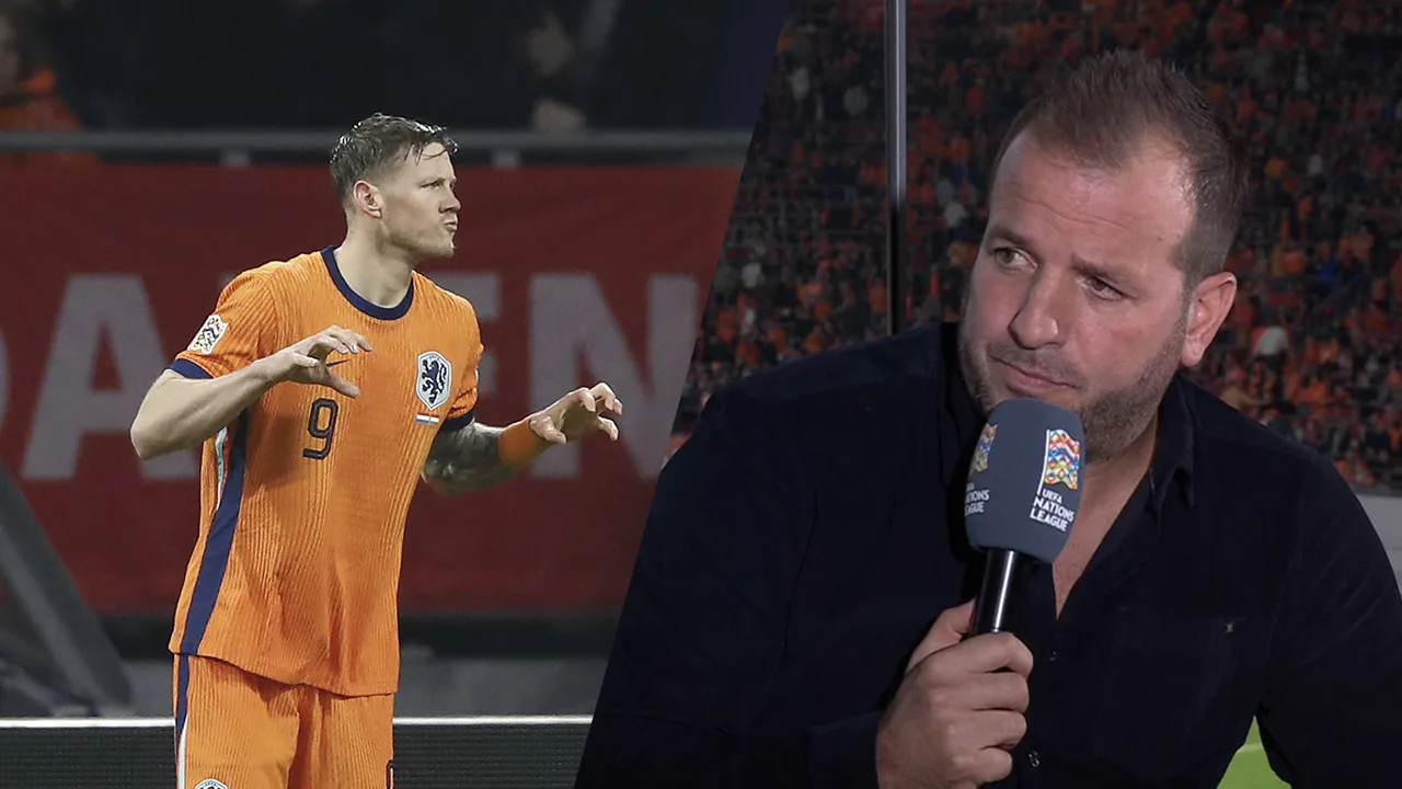 Van der Vaart hekelt manier van juichen van Weghorst: 'Dan krijg ik daar echt buikpijn van'