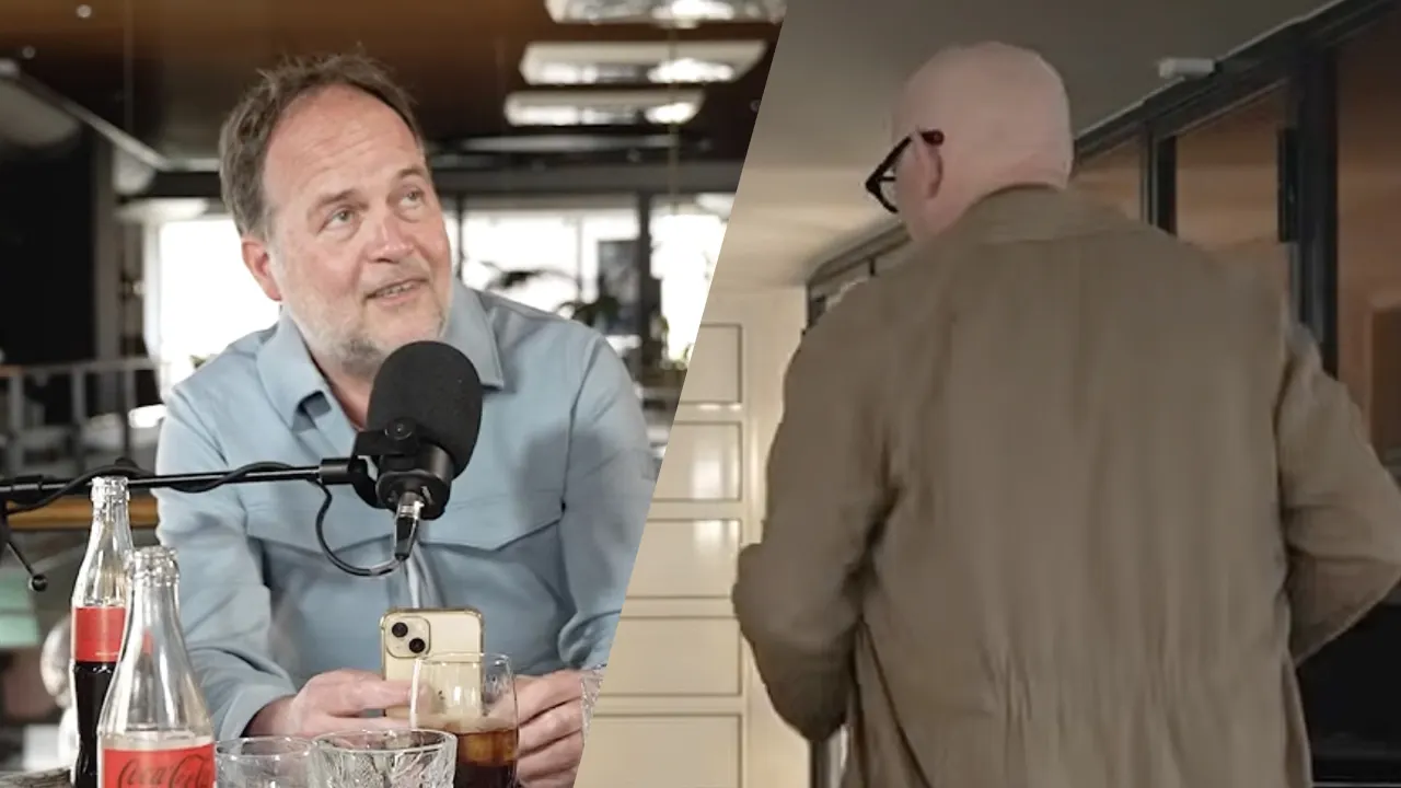 René van der Gijp gaat er vandoor tijdens podcastopnames: 'Dit is ook een uniek moment...'