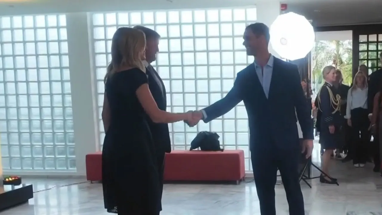 Video: Dick uit B&B Vol Liefde ontmoet koning Willem-Alexander tijdens staatsbezoek Suriname