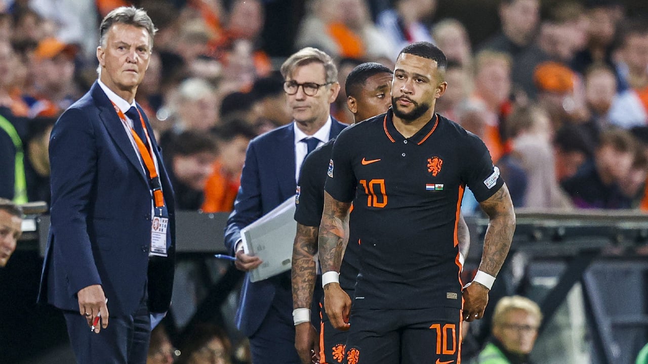 Van Gaal bevestigt: Oranje begint openingsduel WK tegen Senegal zonder Memphis