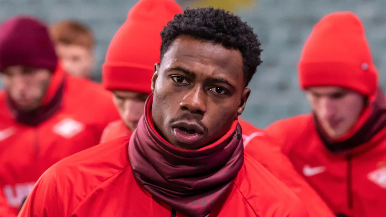 Spartak Moskou neemt afscheid van Quincy Promes