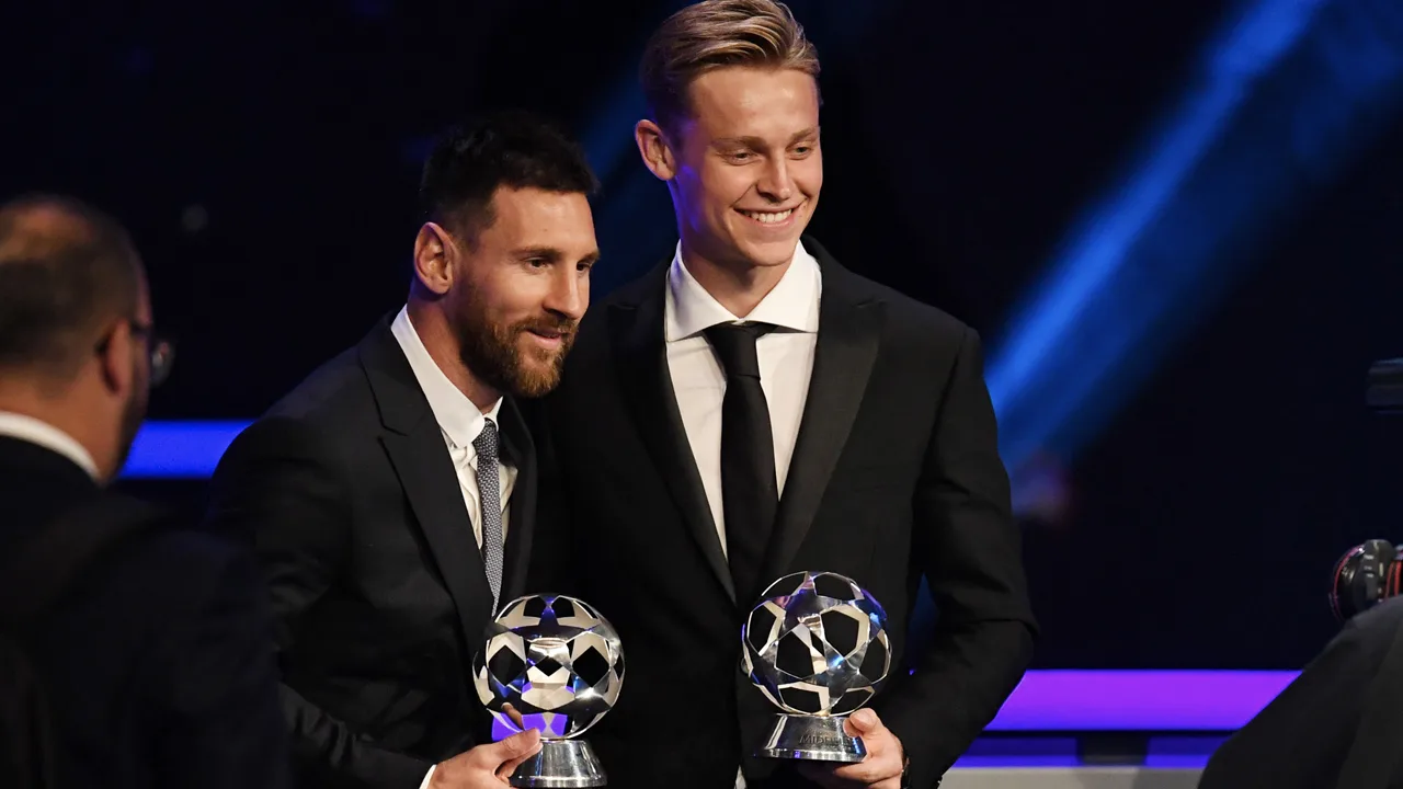 Messi lovend over Frenkie de Jong: 'Geweldig om hem in het team te hebben'