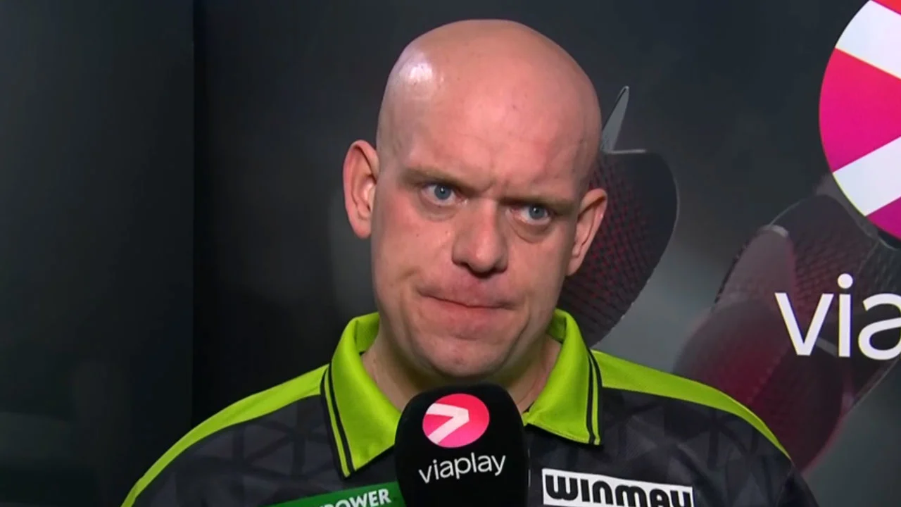 Michael van Gerwen teleurgesteld na uitschakeling op WK darts: 'Hier baal ik enorm van!'