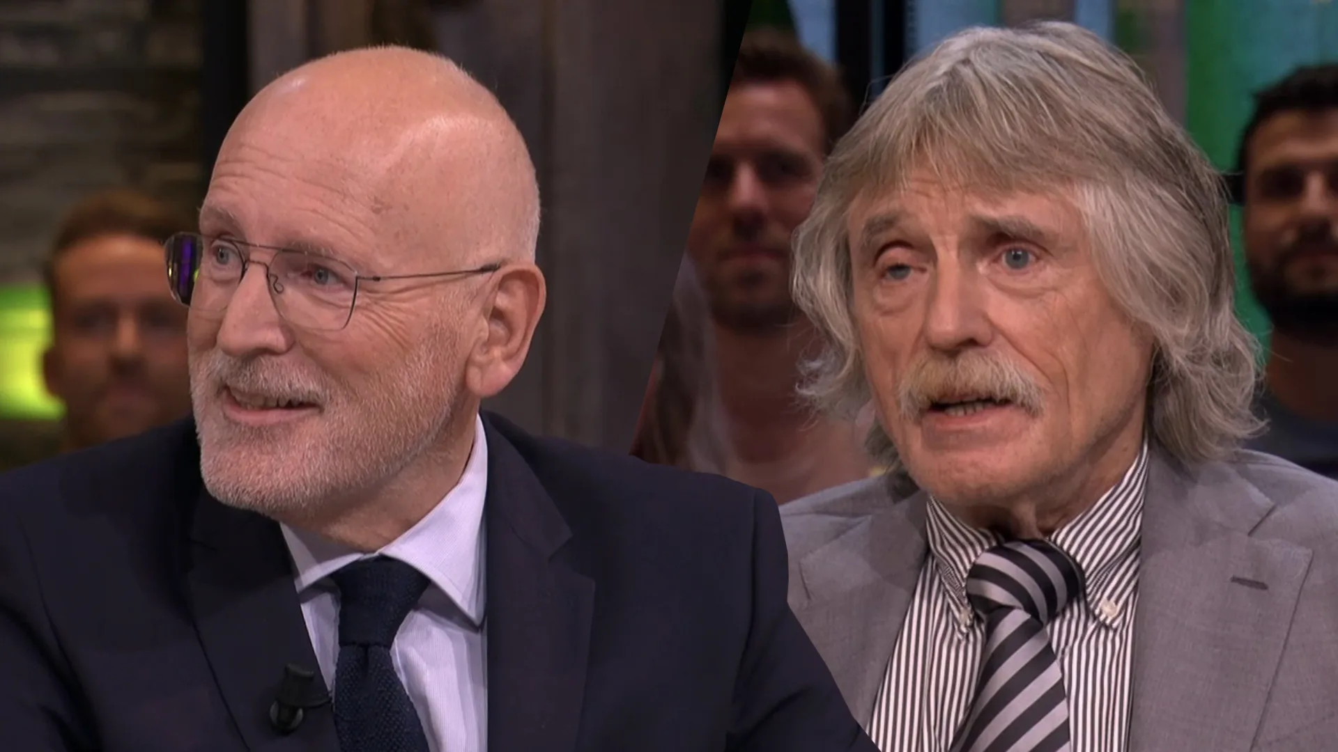 Johan Derksen blikt terug op Vandaag Inside-uitzending met Frans Timmermans