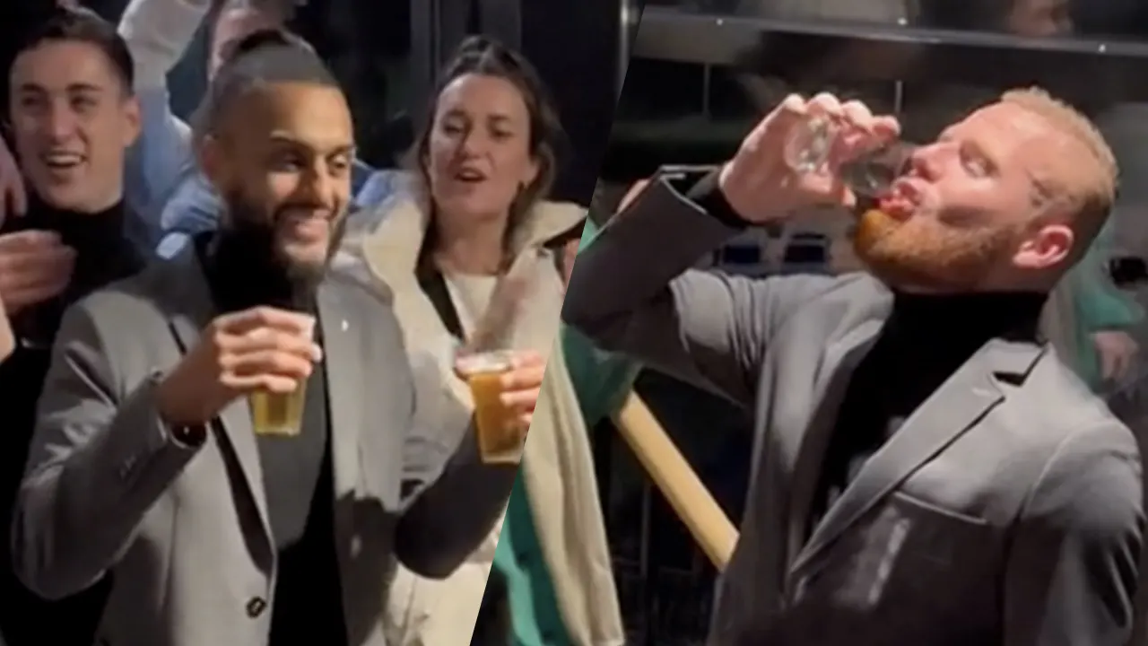 Verheydt en Bilate vieren overwinning met ADO-fans: 'Atje voor de sfeer!'