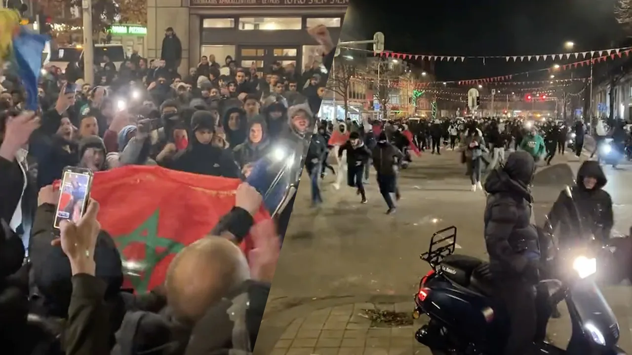 ME moet opnieuw uitrukken in Haagse Schilderswijk na overwinning Marokko