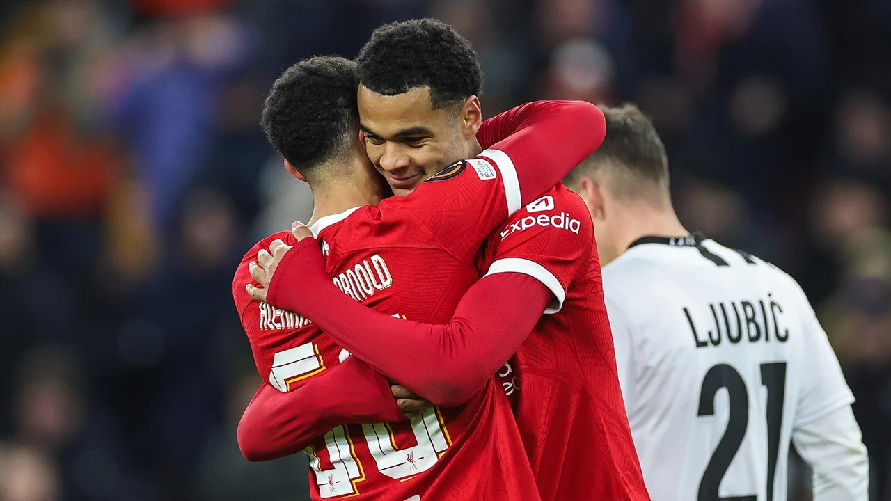 SAMENVATTING: Liverpool - LASK Linz (Groepsfase Europa League)