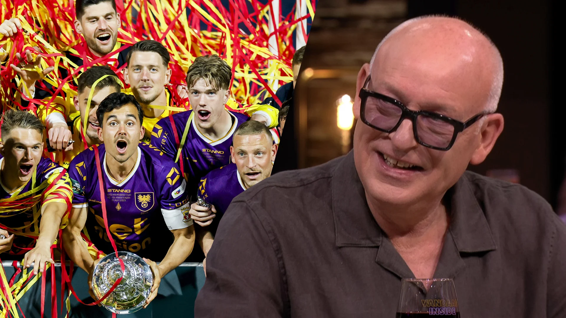 Johan en René blij voor Go Ahead Eagles: 'De kers op de taart!'