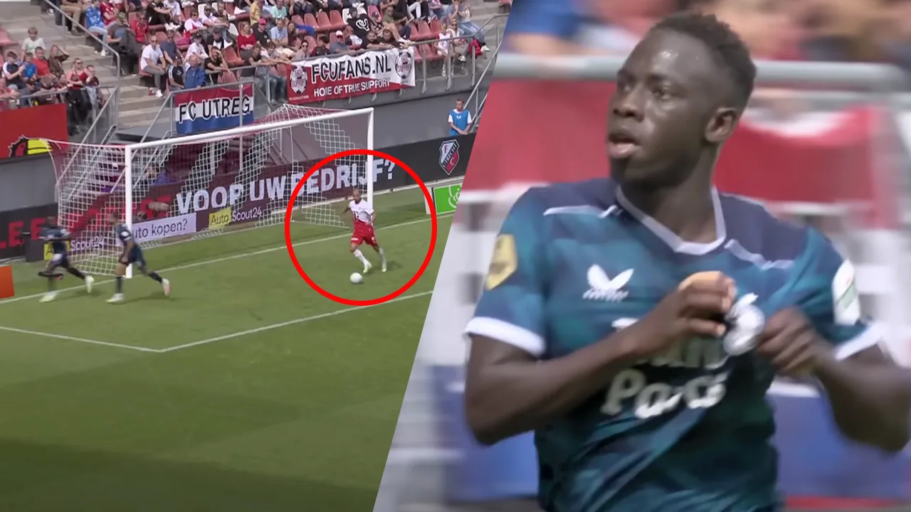 Video: Gefrustreerde Van der Maarel schiet bal richting Minteh na pijnlijk doelpunt