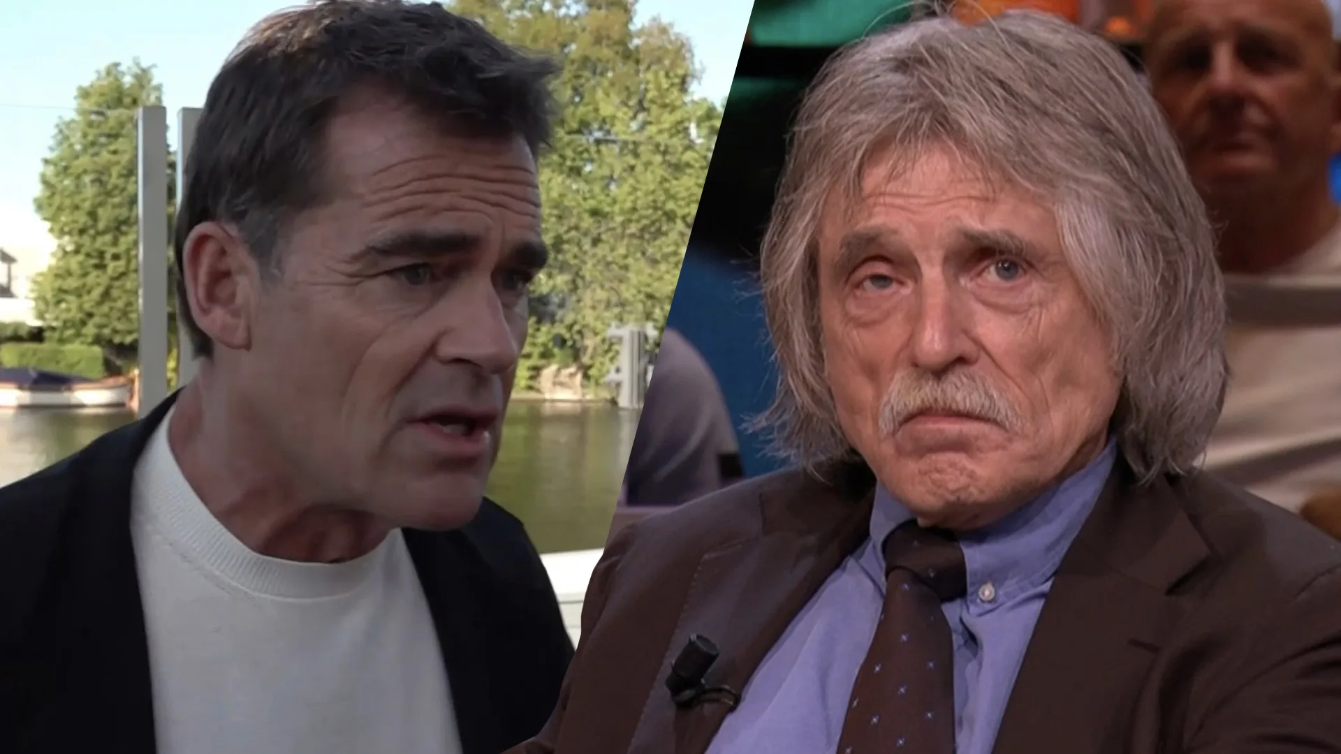 Johan hoort Jeroen van der Boom over stroomstoring: 'Ik wou dat stroom uitviel als hij ging zingen'