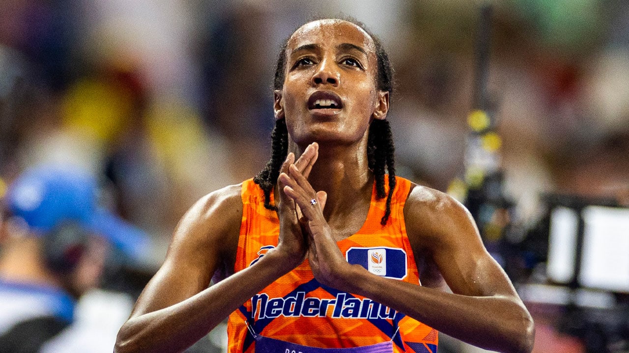 Hassan pakt toch zilver op 5000 meter na diskwalificatie Kipyegon