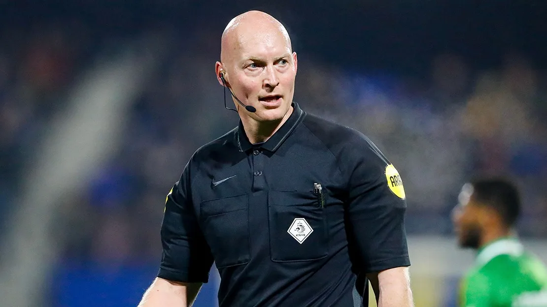 Scheidsrechter Siemen Mulder komt dit seizoen niet meer in actie