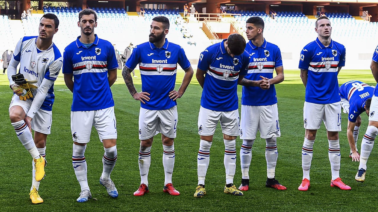 Vijf spelers van Sampdoria testen positief op nieuwe coronavirus
