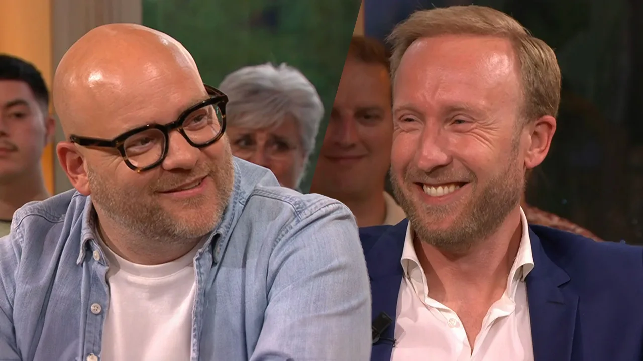 Jelte van der Goot en Raymond Mens dinsdagavond te gast bij De Oranjezomer