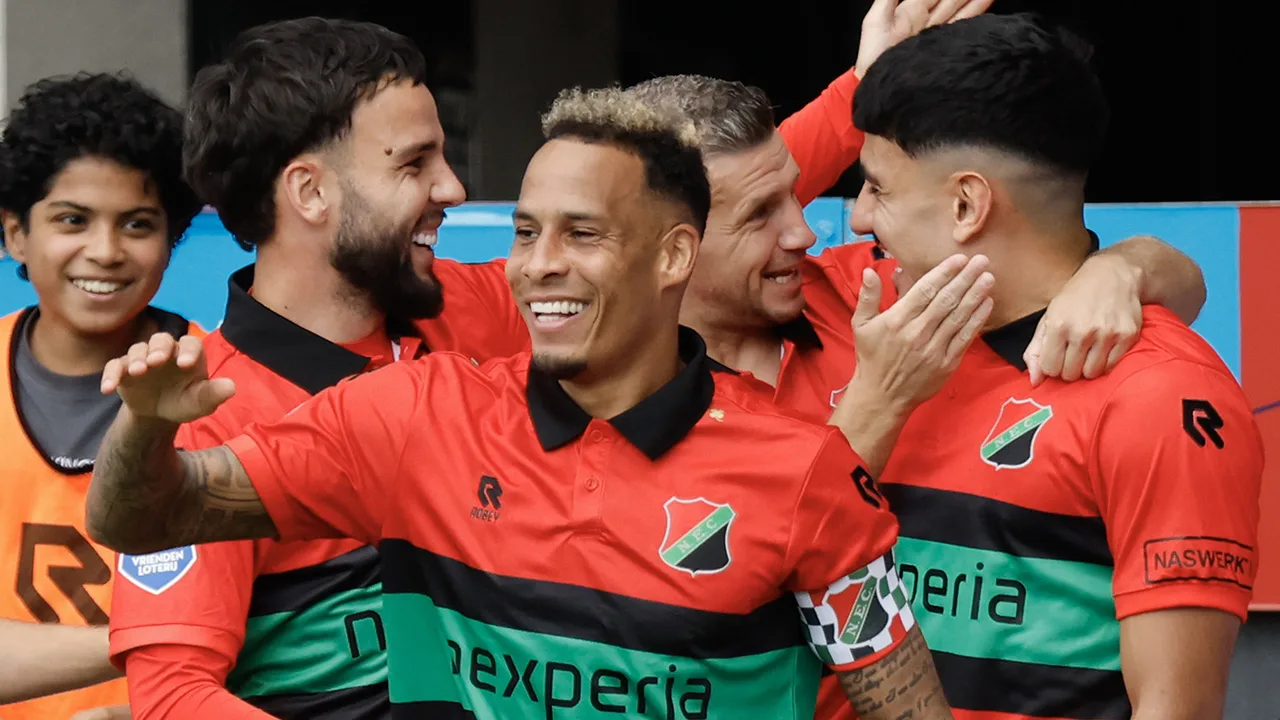 NEC pakt koppositie terug in Eredivisie na overwinning op NAC
