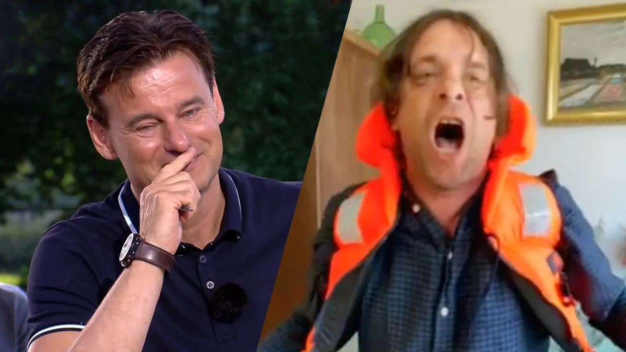 Wilfred lacht om bizar filmpje Hans Teeuwen: 'Dit zenden we gewoon uit?!'