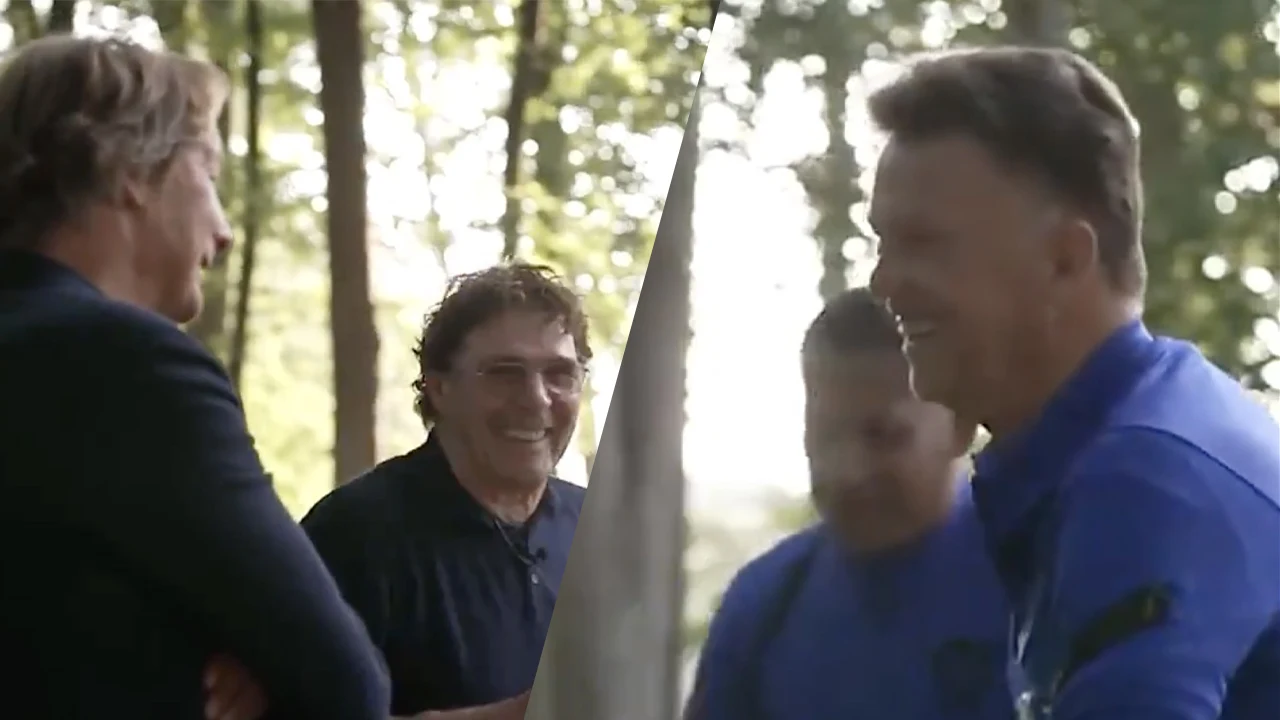 Van Gaal hoort leeftijden Van Hanegem en Hans Kraay jr.: 'Willem, wat zie jij er dan goed uit'