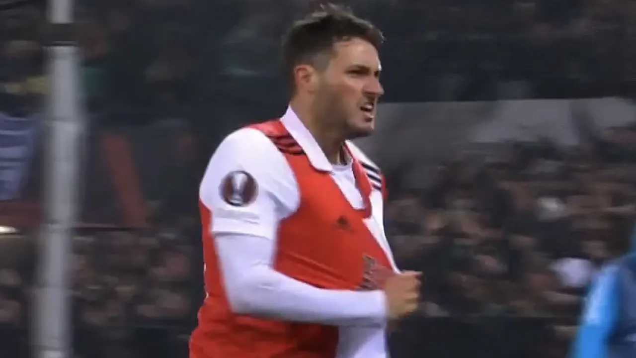 Videogoal: Giménez schiet Feyenoord op voorsprong tegen Lazio!