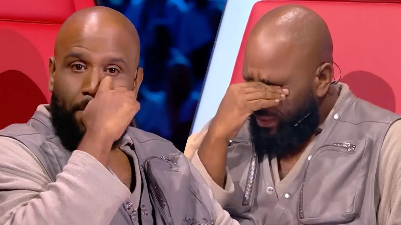 Willie Wartaal in tranen bij The Voice of Holland: ‘Dat mensen daar echt iets aan kunnen hebben'