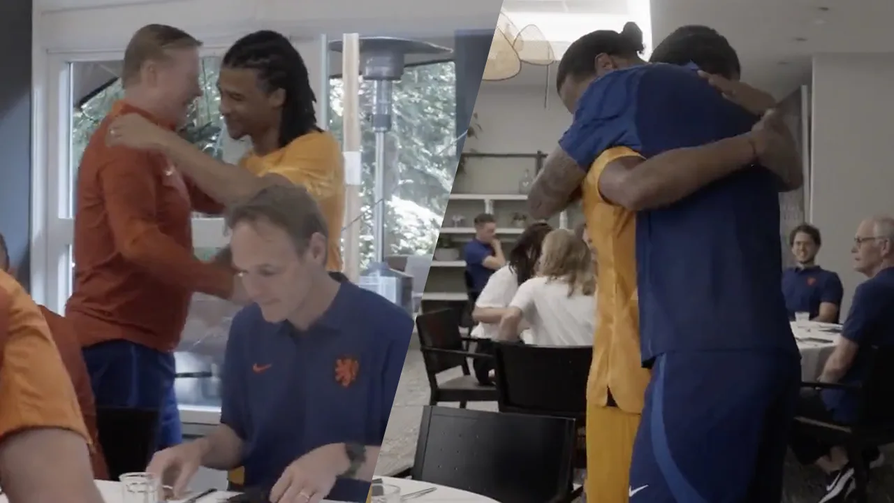 Video: Champions League-winnaar Nathan Aké warm onthaald bij Oranje
