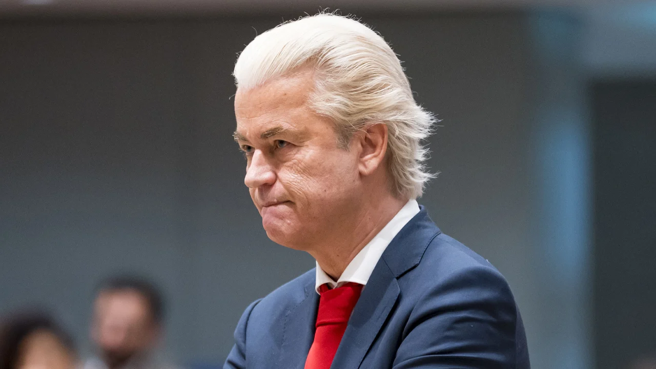 PVV-leider Geert Wilders geeft mening over regeerakkoord D66, VVD en CDA