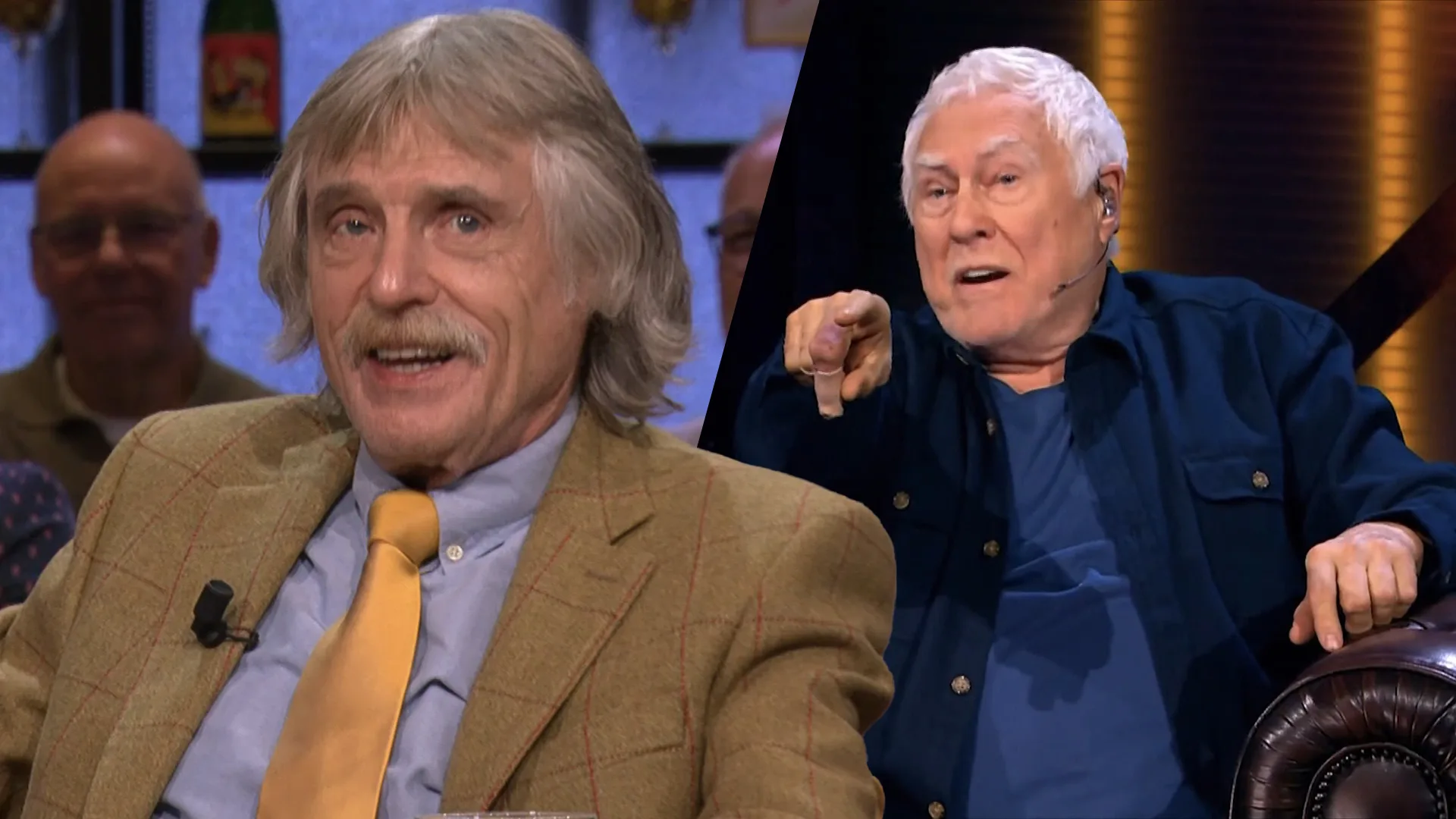 Johan Derksen ziet snoeiharde kritiek van Golden Earring-drummer op tributeband: 'Roerend mee eens'