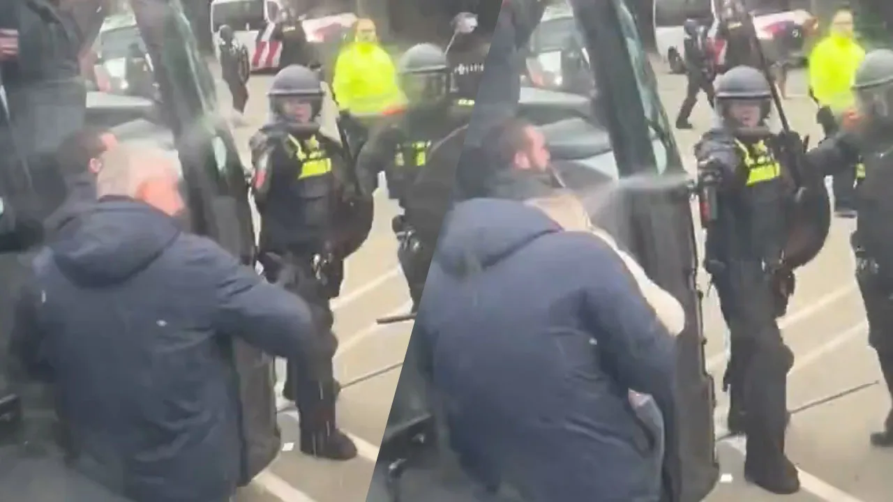 ME gebruikt pepperspray en wapenstok tegen Feyenoord-supporters na uitduel in Utrecht