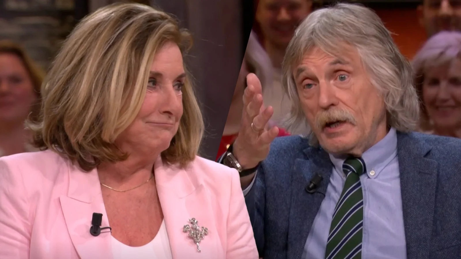 Johan na opmerking Catherine Keyl: 'Ik zeg nog: haal haar niet aan tafel!'