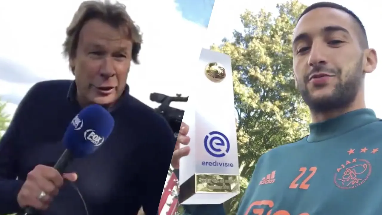 Hansie Hansie neemt Ziyech in de zeik: 'Had de prijs liever aan iemand anders gegeven'