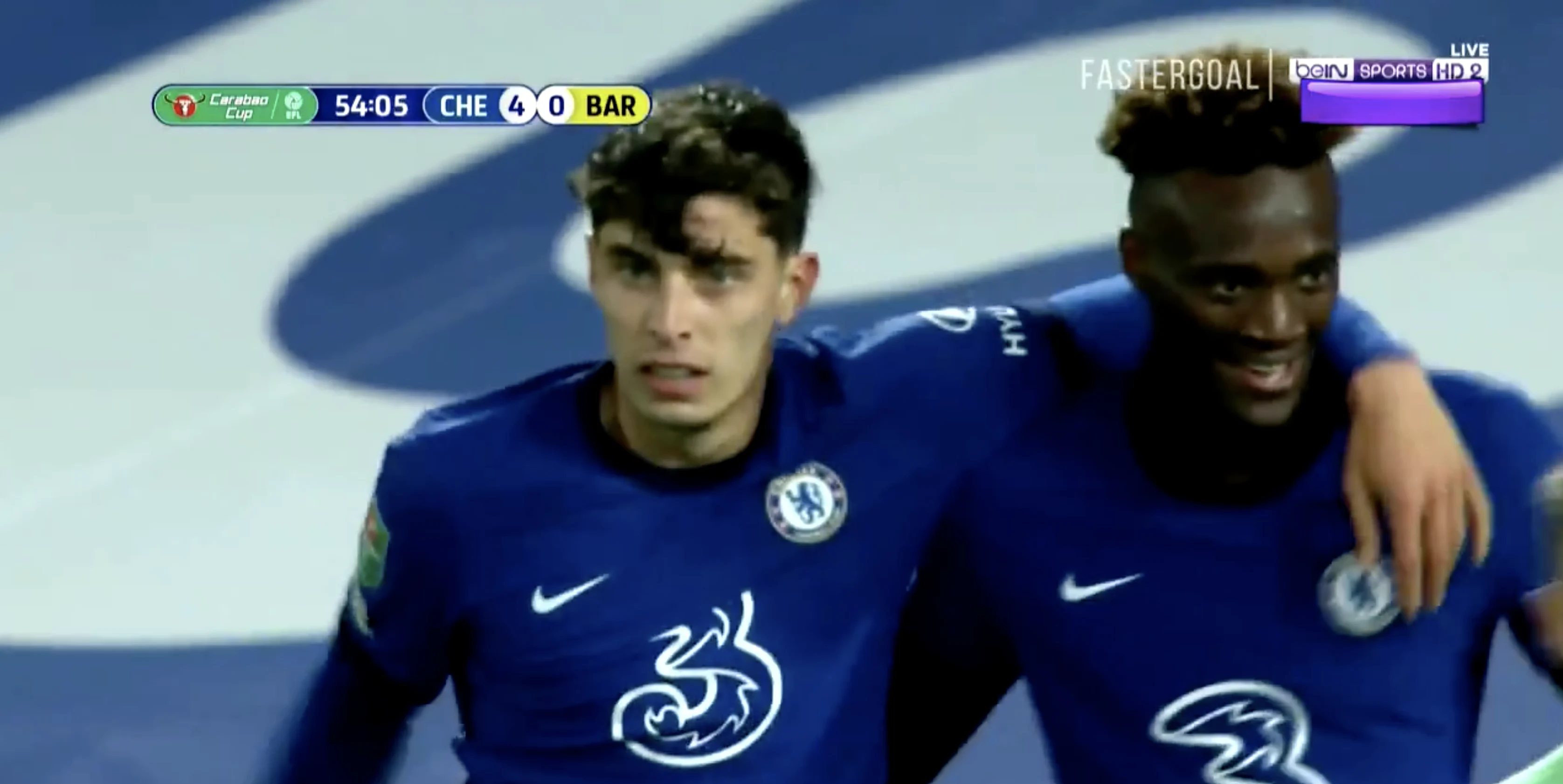 VIDEO: Kai Havert geeft galavoorstelling met hattrick 