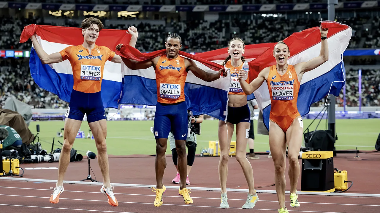 'Legendarische Nederlandse estafetteploeg wint gewoon knap zilver'