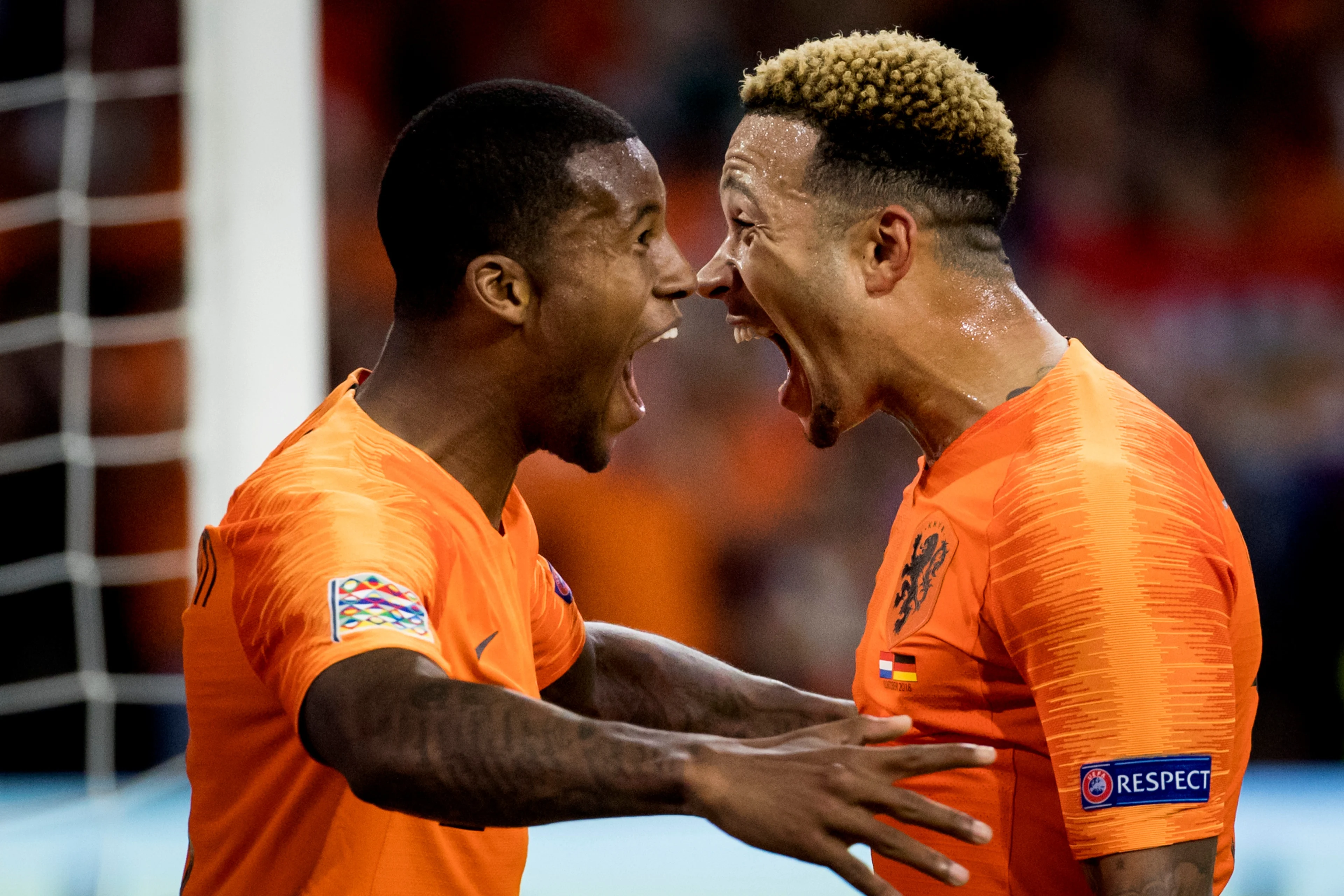 Oranje traint zonder Memphis en Wijnaldum
