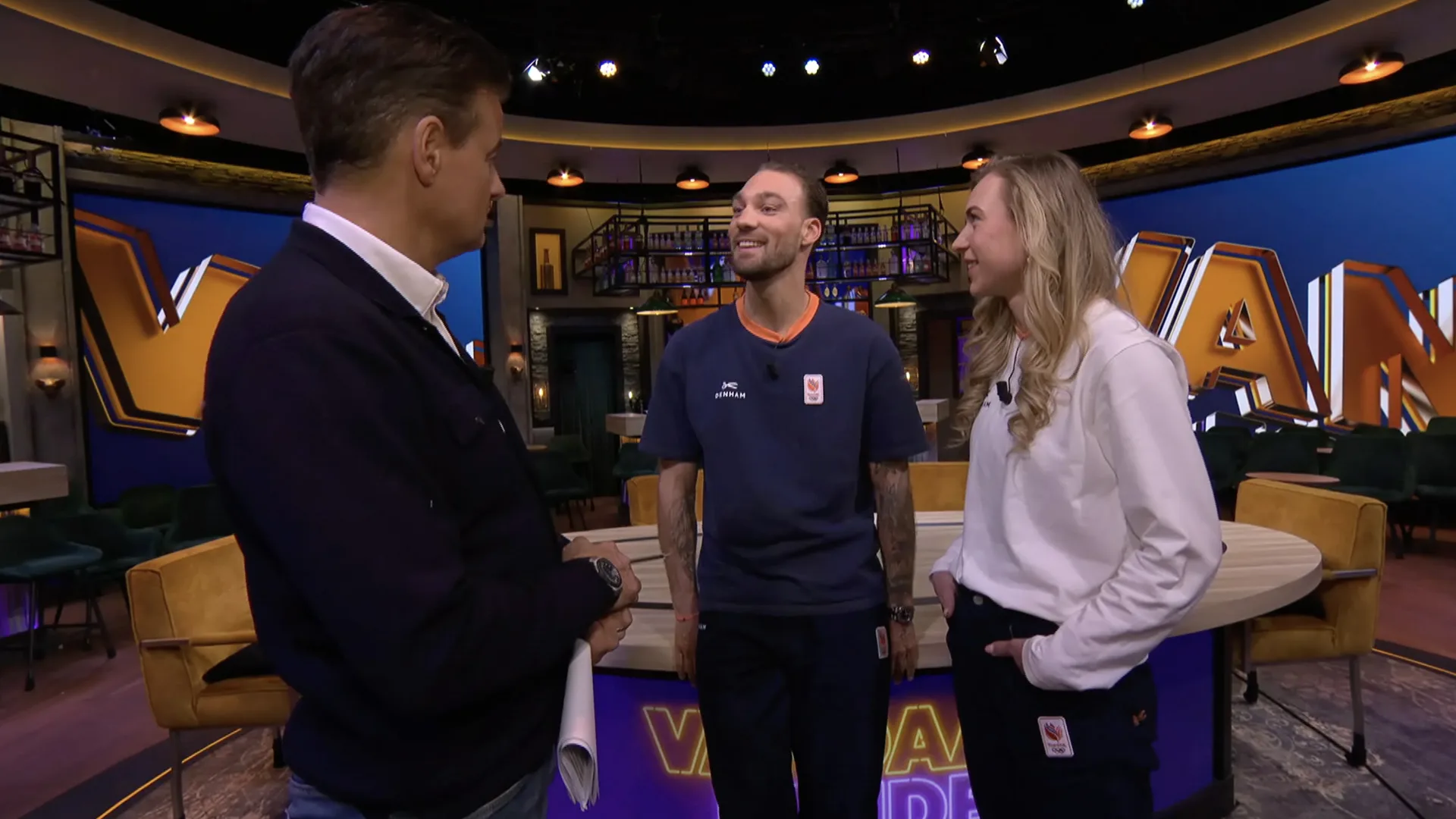 Wilfred Genee spreekt wat af met Kjeld Nuis en Joy Beune: 'Dan komen we weer!'