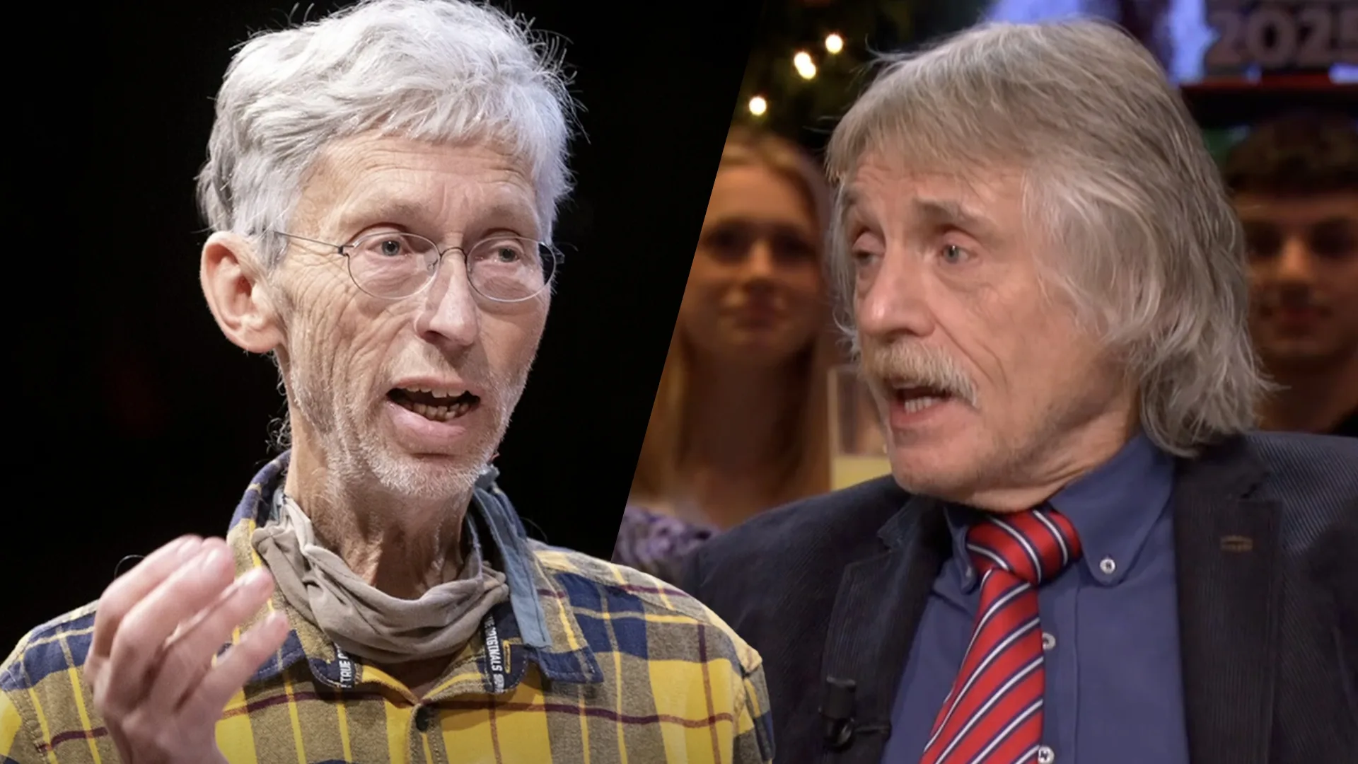 Johan Derksen over 'overjarige hippie' Johan Vollenbroek: 'Wat een gek, joh!'