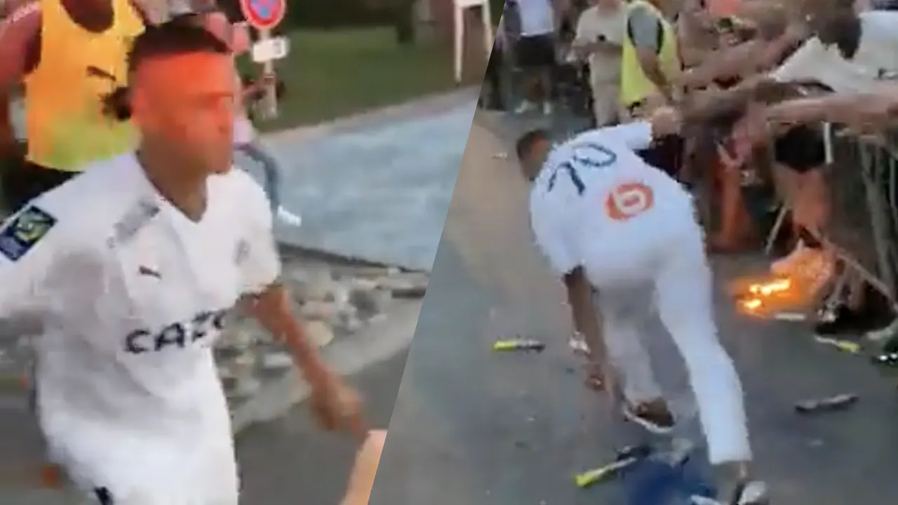 Alexis Sánchez ontsnapt aan snelste blessure ooit tijdens ontmoeting met Marseille-fans