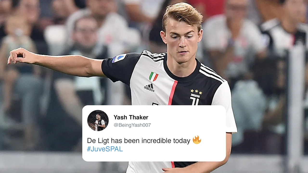 De Ligt maakt veel indruk in duel met SPAL: 'A masterclass, an absolute wall'
