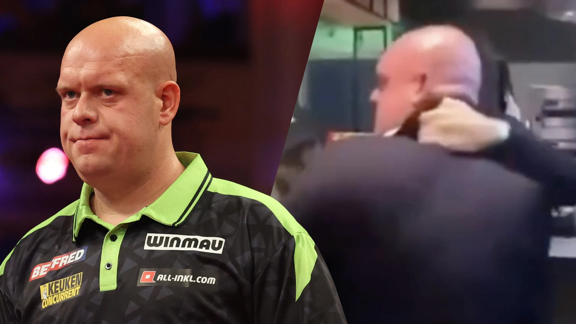 Michael van Gerwen reageert op uitgelekte beelden van vechtpartij
