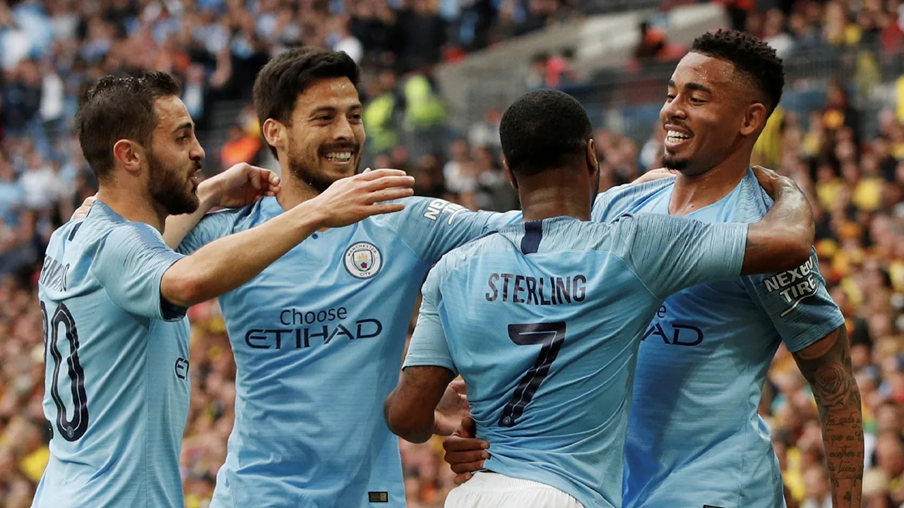 City vernedert Watford in FA Cup-finale en pakt binnenlandse treble